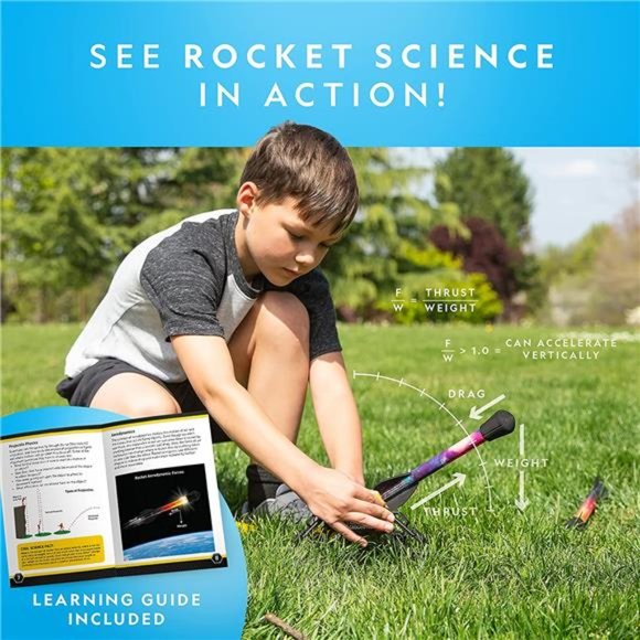 Air Rocket Toy – Ultimate LED Rocket Launcher for Kids, Stomp and Launch - Picture 6 of 6